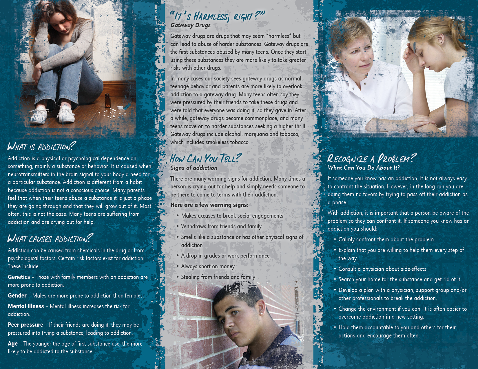 Gateway Drug Addiction Addiction & Gateway Drugs: Not Just a Phase Pamphlet - Image 2