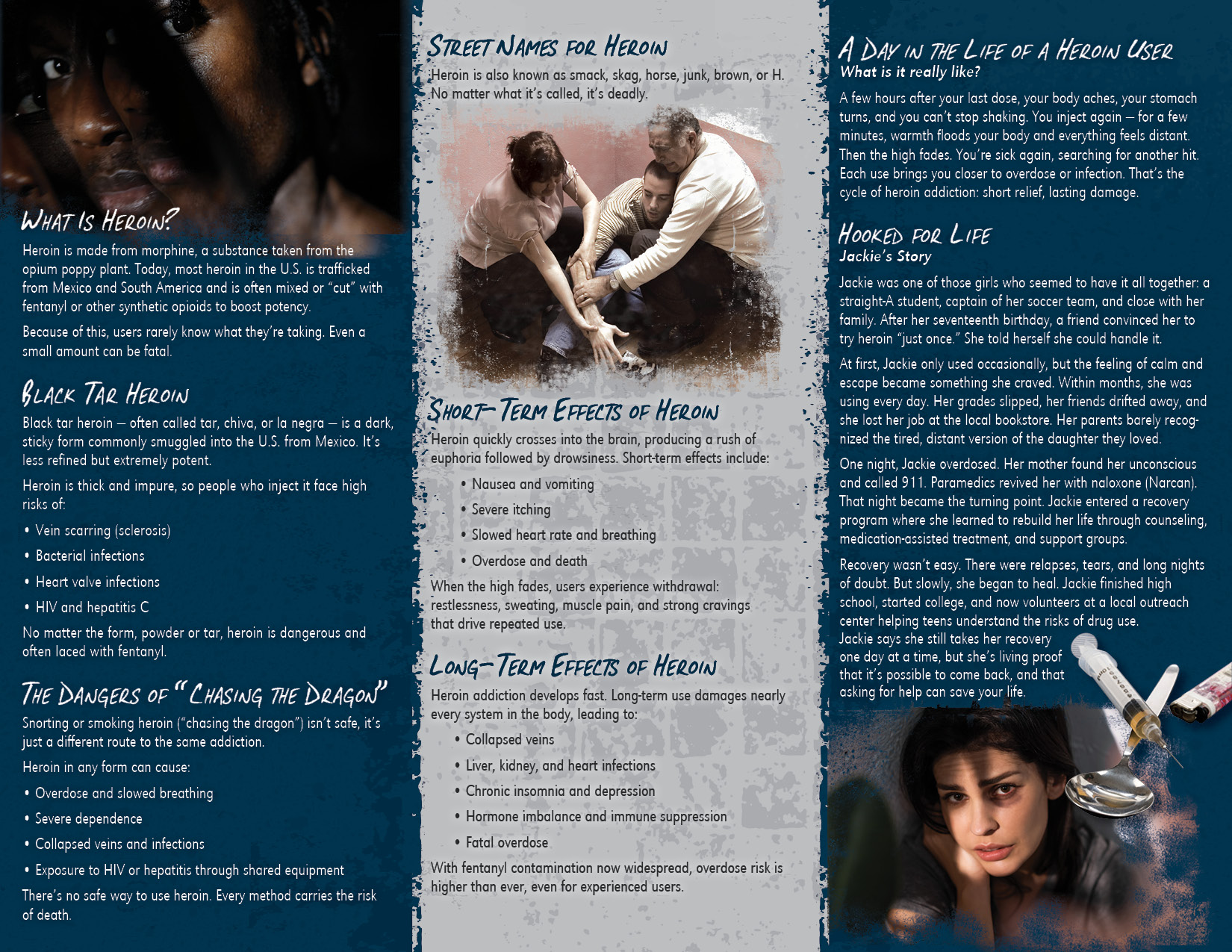 PAM-SSDA-10 Heroin BACK WEB Heroin: A Killer High Pamphlet - Image 2