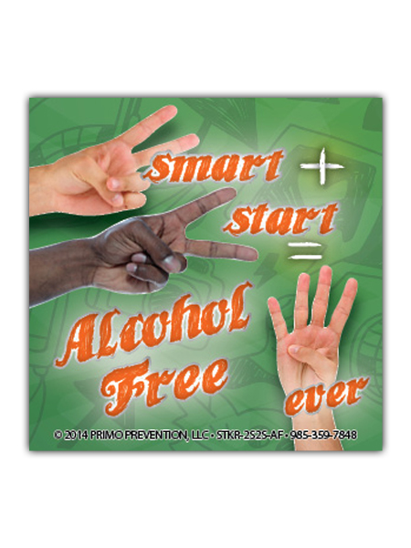 2-Smart-2-Start-Alcohol Sticker 2-Smart-2-Start-Alcohol Sticker