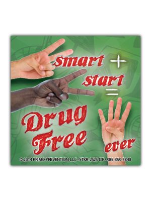 2-Smart-2-Start-Drug-Free Sticker