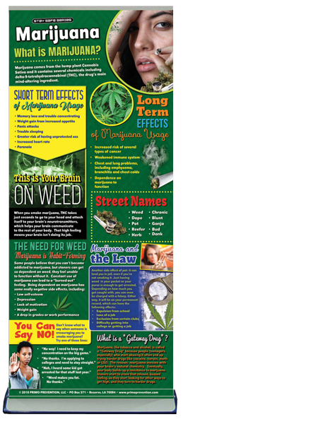 BAN-SSDA-03-NEW-Marijuana-STAND- Marijuana Prevention Retractable Banner Package - Image 3