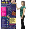 Prescription Drugs Retractable Banner w/Stand BAN-SSDA-11-NEW-Prescription-Drugs-NEW-FLAG-with-LADY