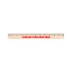 I Choose to Be Drug Free! 12 inch Wooden Ruler Choose-drug-free-ruler