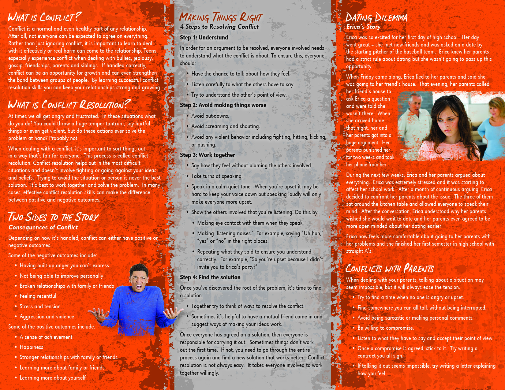 Conflict resolution for teens Conflict Resolution for Teens Pamphlet - Image 2