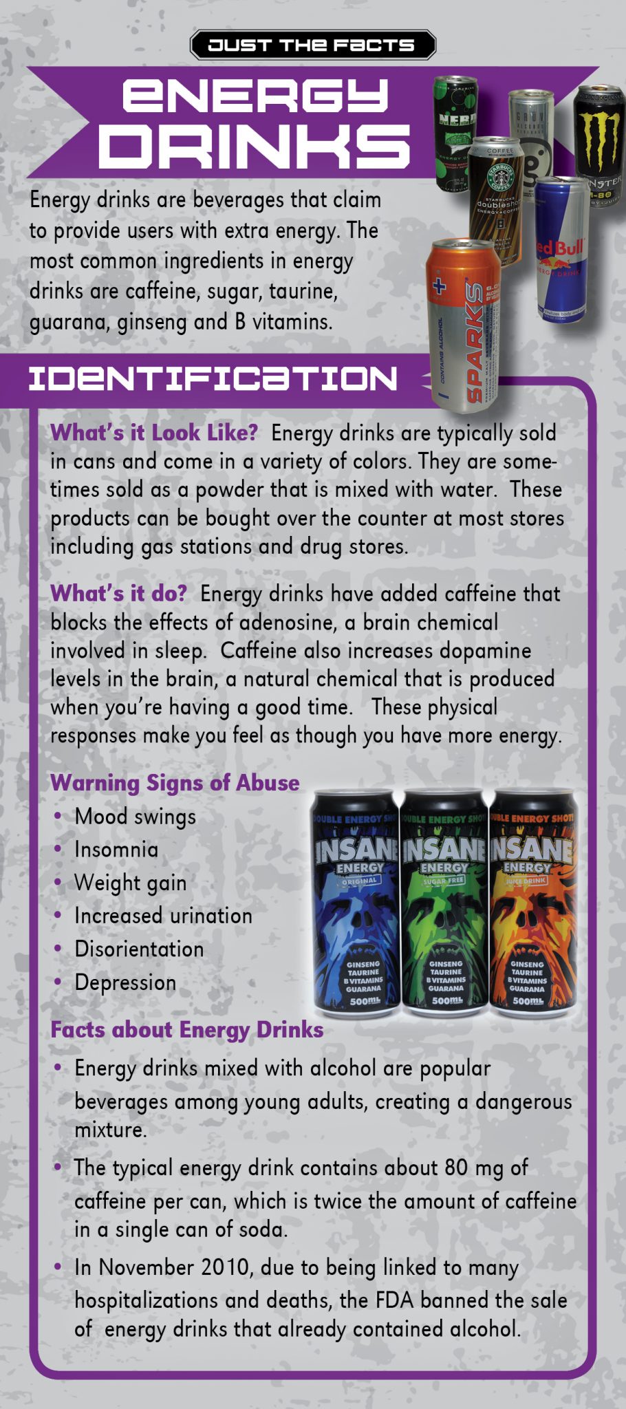 Energy Drinks Rack Cd Front Energy Drinks Rack Cd Front