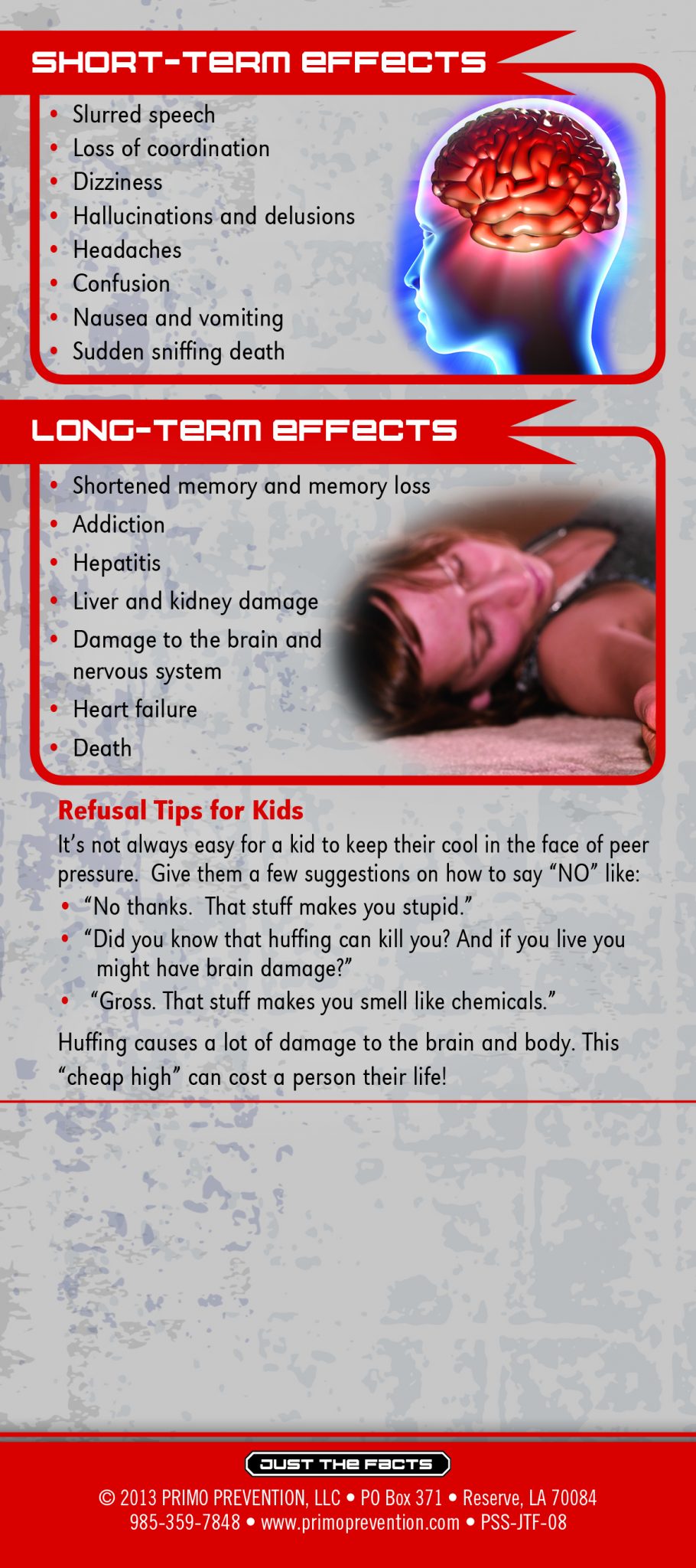 Inhalants Rack Cd2 Back Just the Facts Rack Card: Inhalants - Image 3