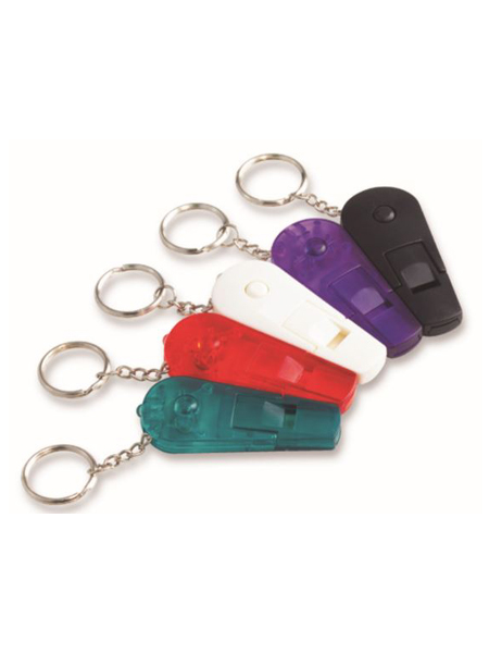 LED-Whistle-Light-keychain Whistle Light Keychain