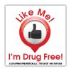 Like Me: I'm Drug Free Temporary Tattoo Like-Me-drugs-tattoo
