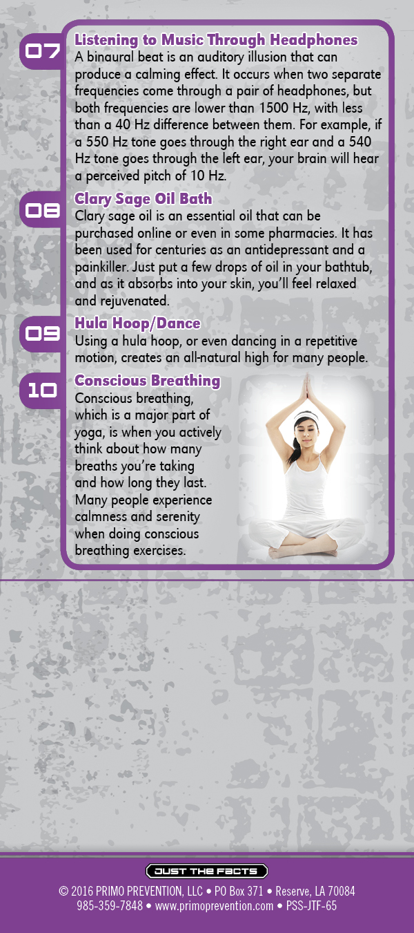 10-ways-to-get-high-no-drug Just the Facts Rack Card: 10 Ways To Get High Without Drugs or Alcohol - Image 3