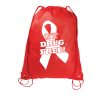 Proud to Be Drug Free! Drawstring Backpack Proud-to-be-backpack