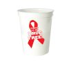 Proud to Be Drug Free! 16oz. White Stadium Cup Proud-to-be-cup