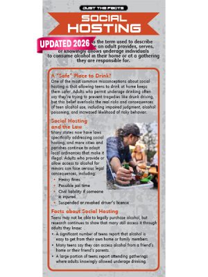 Just the Facts Rack Card: Social Hosting