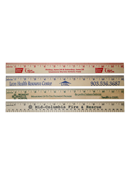Ruler-Wooden-12-inch Ruler-Wooden-12-inch