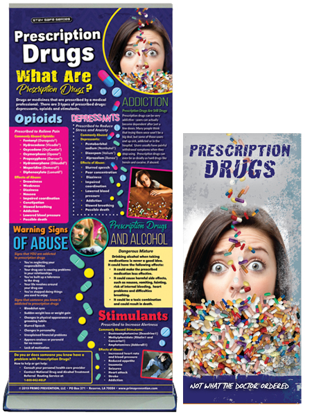 BAN-SSDA-11-NEW-Prescription-Drugs-PCKG Prescription Drugs Retractable Banner Package