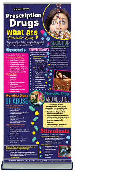 BAN-SSDA-11-NEW-Prescription-Drugs-STAND Prescription Drugs Retractable Banner Package - Image 3