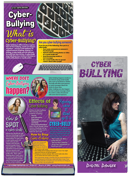 BAN-SSMH-02-NEW-Cyber-bullying-PCKG Cyber-Bullying Retractable Presentation Banner Package