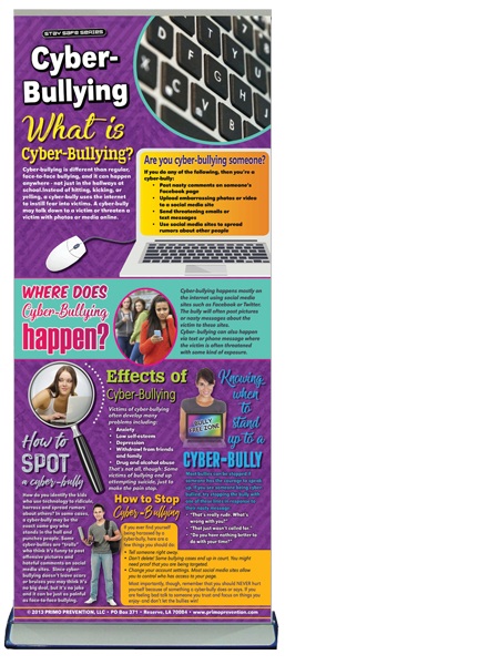 BAN-SSMH-02-NEW-Cyber-bullying-STAND Cyber-Bullying Retractable Presentation Banner Package - Image 3
