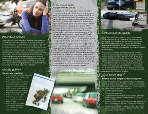 marijuana driving pamphlet