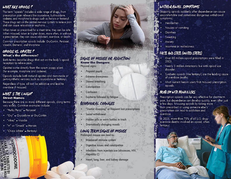 PAM-SSDA-54 Opioids BACK Opioids: Problem with Painkillers Pamphlet - Image 2