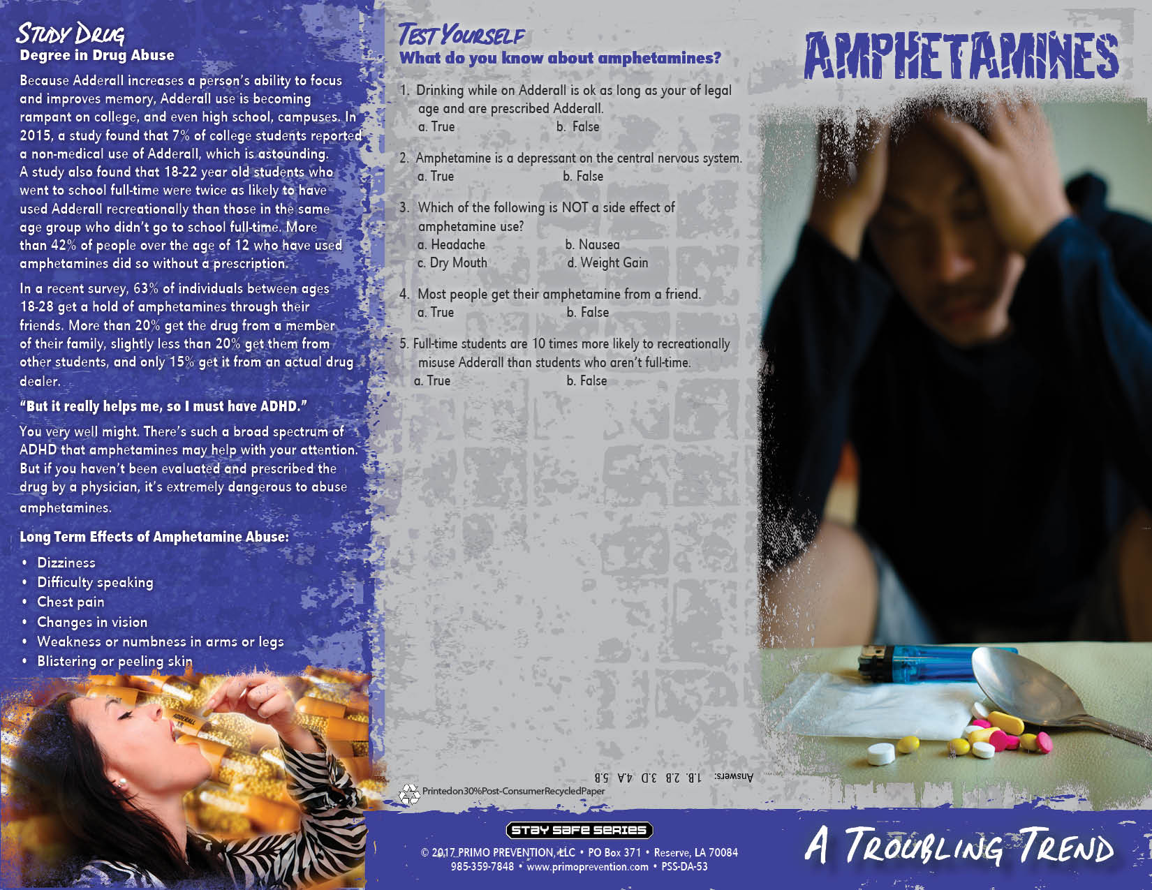 pss-da-53-amphetamines-fron-t Amphetamines: A Troubling Trend Pamphlet - Image 3
