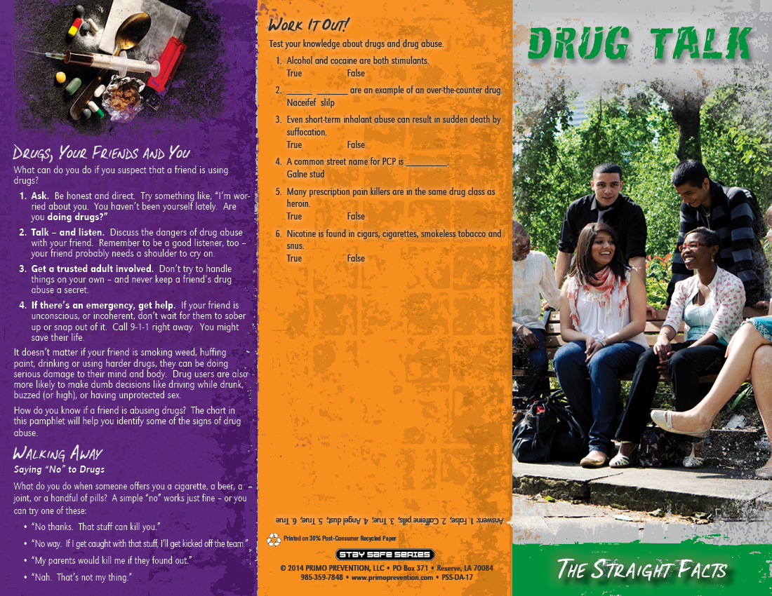 drug-talk-3-panel-front Drug Identification Chart Retractable Banner Package - Image 3