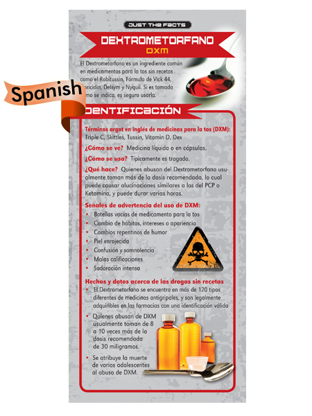 dxm spanish rack card dxm spanish rack card
