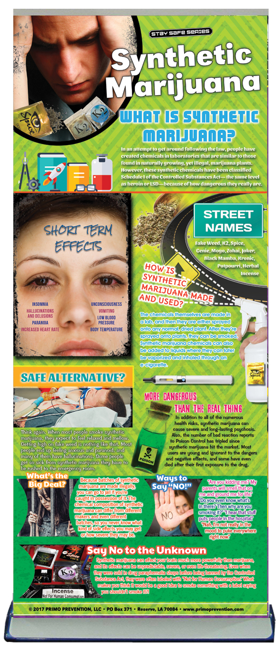 PSS-DA-BAN20-Synthetic-Marijuana-webl Synthetic Marijuana Retractable Banner w/Stand - Image 2
