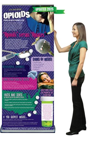 Opioids Retractable Banner w/Stand