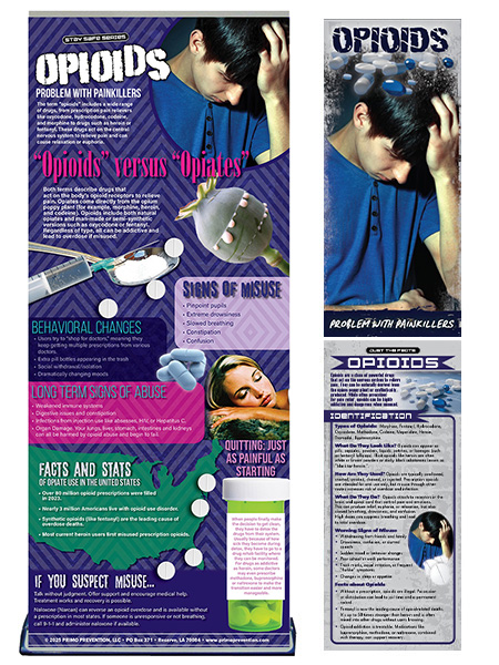 Opioids PACKAGE Opioids Retractable Banner Package
