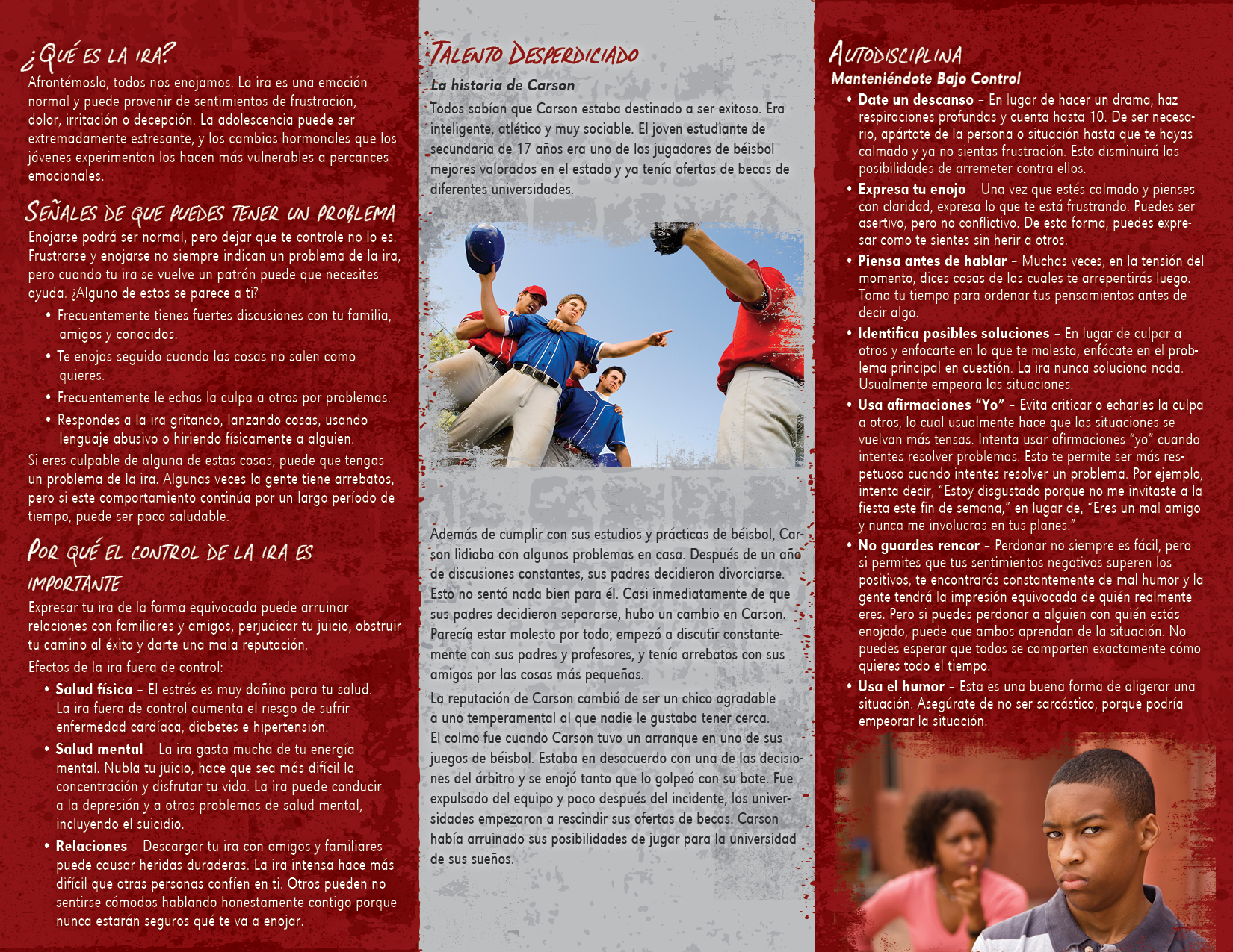 PSS-MH-15S-Anger Management-SPANISH-BACK *SPANISH* Anger Management: Keeping Your Cool Pamphlet - Image 2