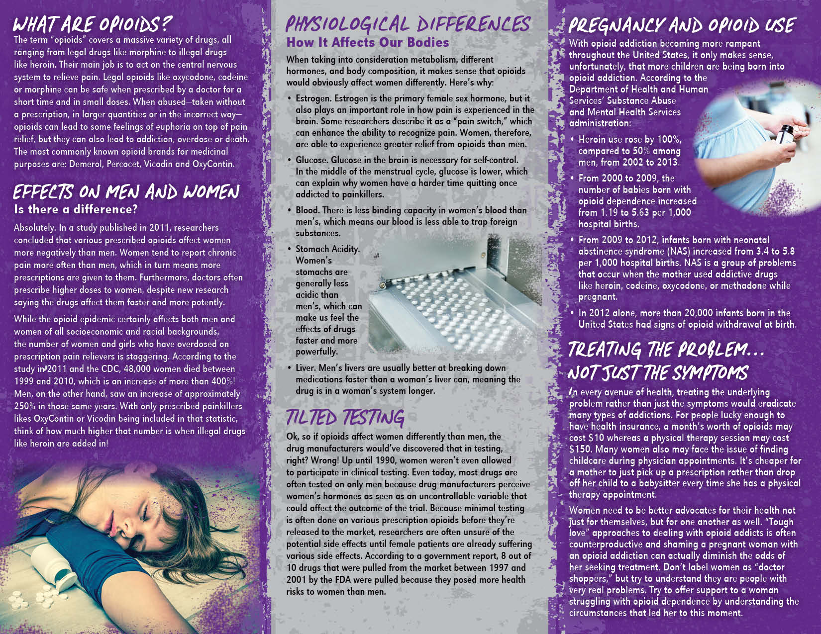 PAM-SSDA-61 Woman & Opioids-BACK Women & Opioids Retractable Banner Package - Image 4