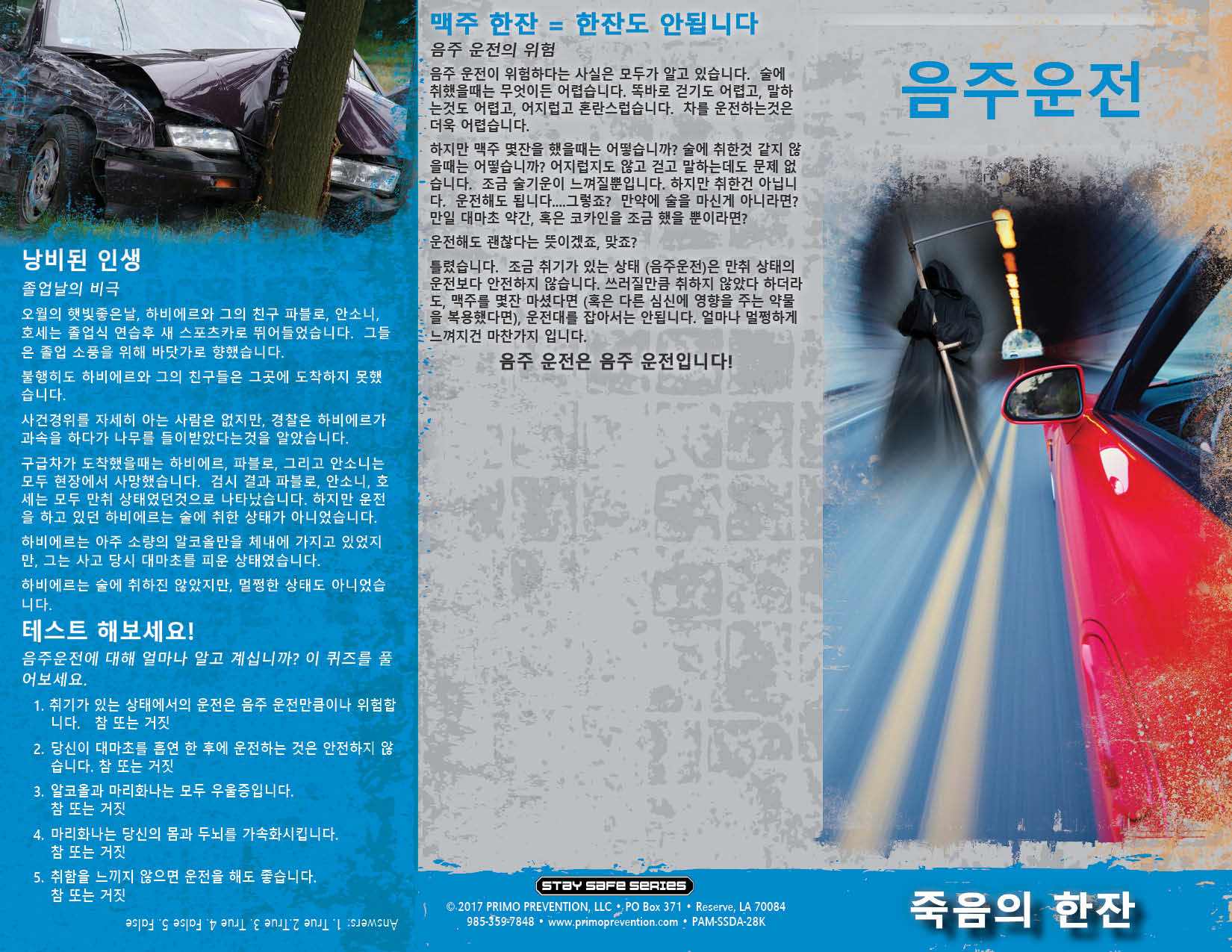 PAM-SSDA-28K-Driving Under the Influence-KOREAN-FRONT *KOREAN* Driving Under the Influence Pamphlet - Image 3