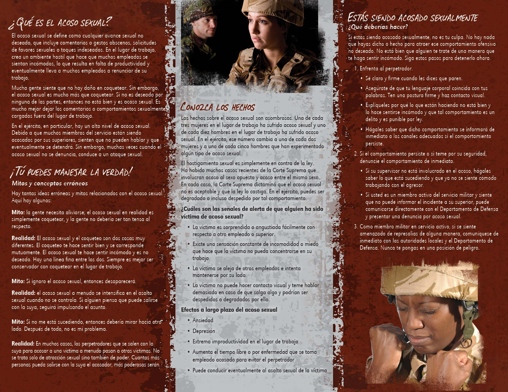 PAM-SSMIL-04S Sexual Harassment in the Military-SPAN-BACK PAM-SSMIL-04S-Sexual-Harassment-in-the-Military-SPAN-FLAG