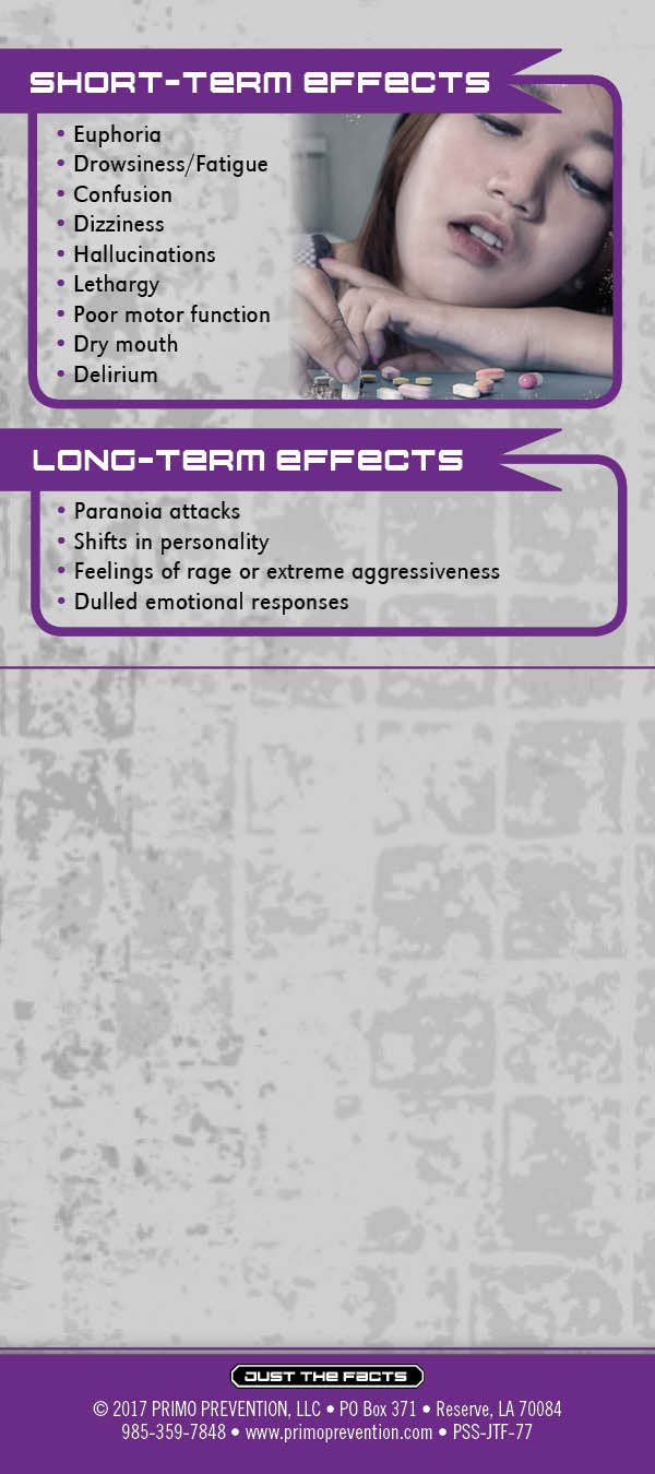 RACK-JTF-77-Tranquilizers & Painkillers-BACK *SPANISH* Just the Facts Rack Card: Tranquilizers & Painkillers - Image 3