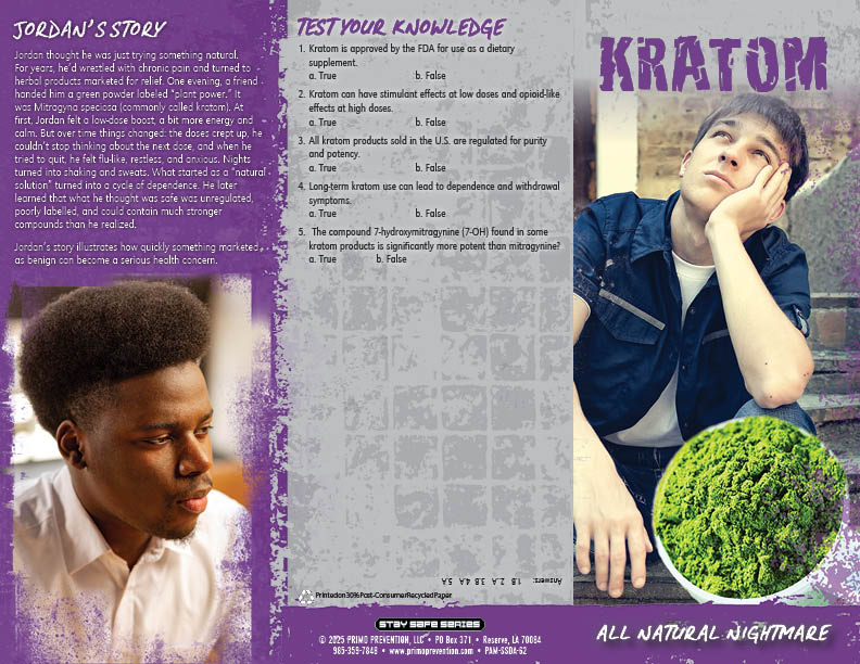PAM-SSDA-62 Kratom UPDATED 2025 FRONT Kratom: All Natural Nightmare Pamphlet - Image 3
