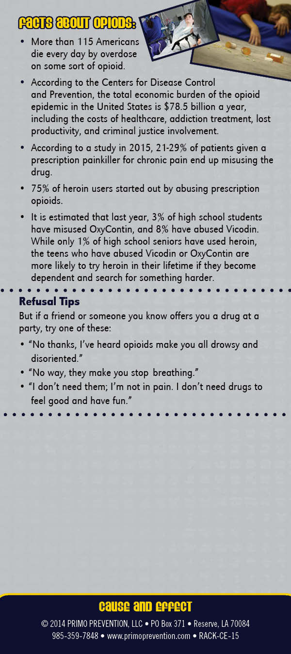 RACK-CE-15 - Opioid Cause & Effect-BACK C&E Opioids Prevention Retractable Banner Package - Image 5