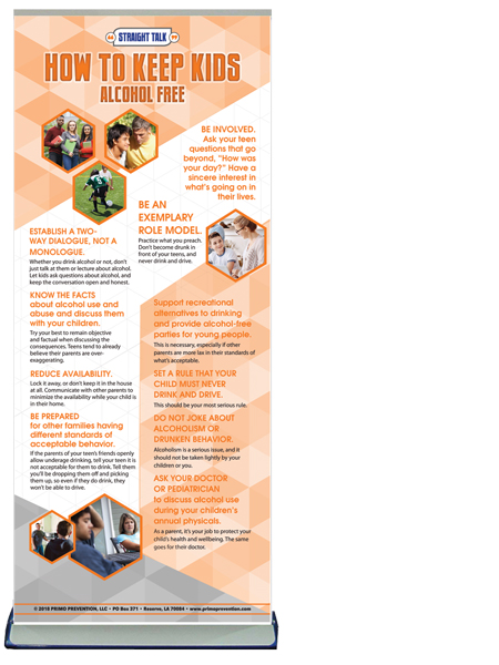 BAN-ST-07-How-to-Keep-Kids-Alcohol-Free---STAND BAN-ST-07-How-to-Keep-Kids-Alcohol-Free---STAND