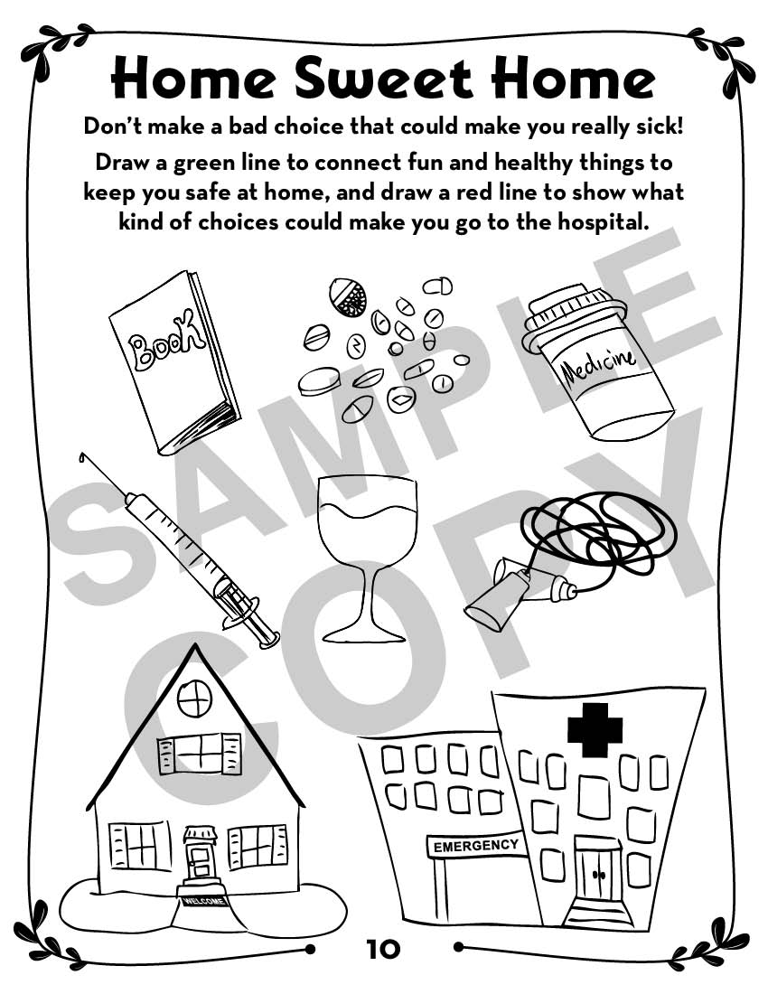 Montey the Monkey-DRUGS ACT BOOK-PG 10 Monty the Monkey: Drug Prevention Activity Book - Image 10