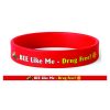 Bee Like Me. Drug Free! Silicone Wristband Wristband BEE Like Me Drug Free 100x100