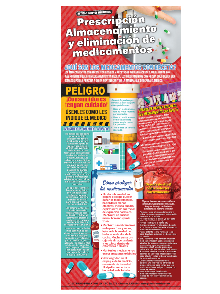 BAN-SSDA-43S-Prescription-Drug-Storage-&-Disposal-web *SPANISH* Prescription Drug Storage & Disposal Retractable Banner w/Stand