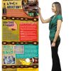 Break the Cyle: Addiction Presentation Banner w/Stand BAN-BTC-01-Addiction-NEW-FLAG-&-LADY