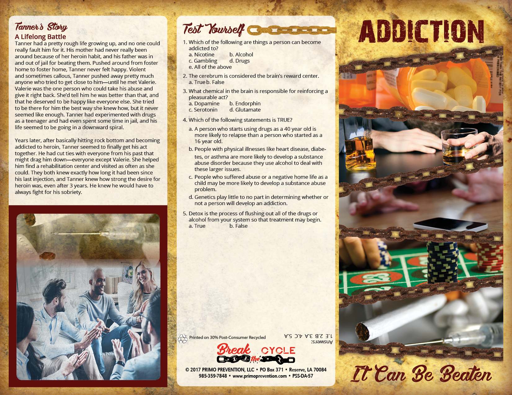 PSS-BTC-01-Addiction-FRONT Break the Cycle: Addiction Retractable Banner Package - Image 5