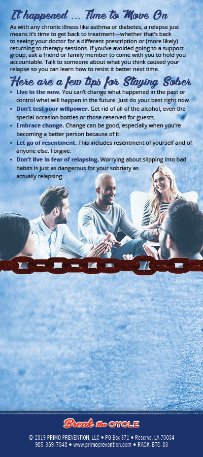 RACK-BTC-02 Staying Sober-BACK Break the Cycle Rack Card: Staying Sober - Image 3