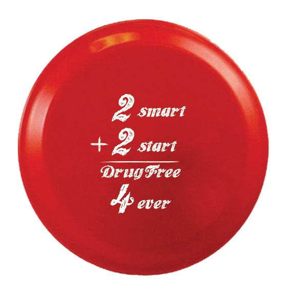 DPM 2019-frisbee-WEB 2 Smart 2 Start: Drug Free - 9 inch Flying Disk