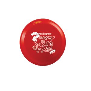 I'm Staying Clean and Drug Free 4 inch Flying Disk