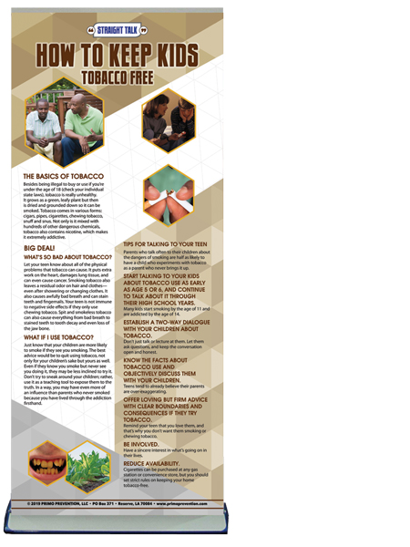 BAN-ST-03-How-to-Keep-Kids-Tobacco-Free-STAND BAN-ST-03-How-to-Keep-Kids-Tobacco-Free-STAND