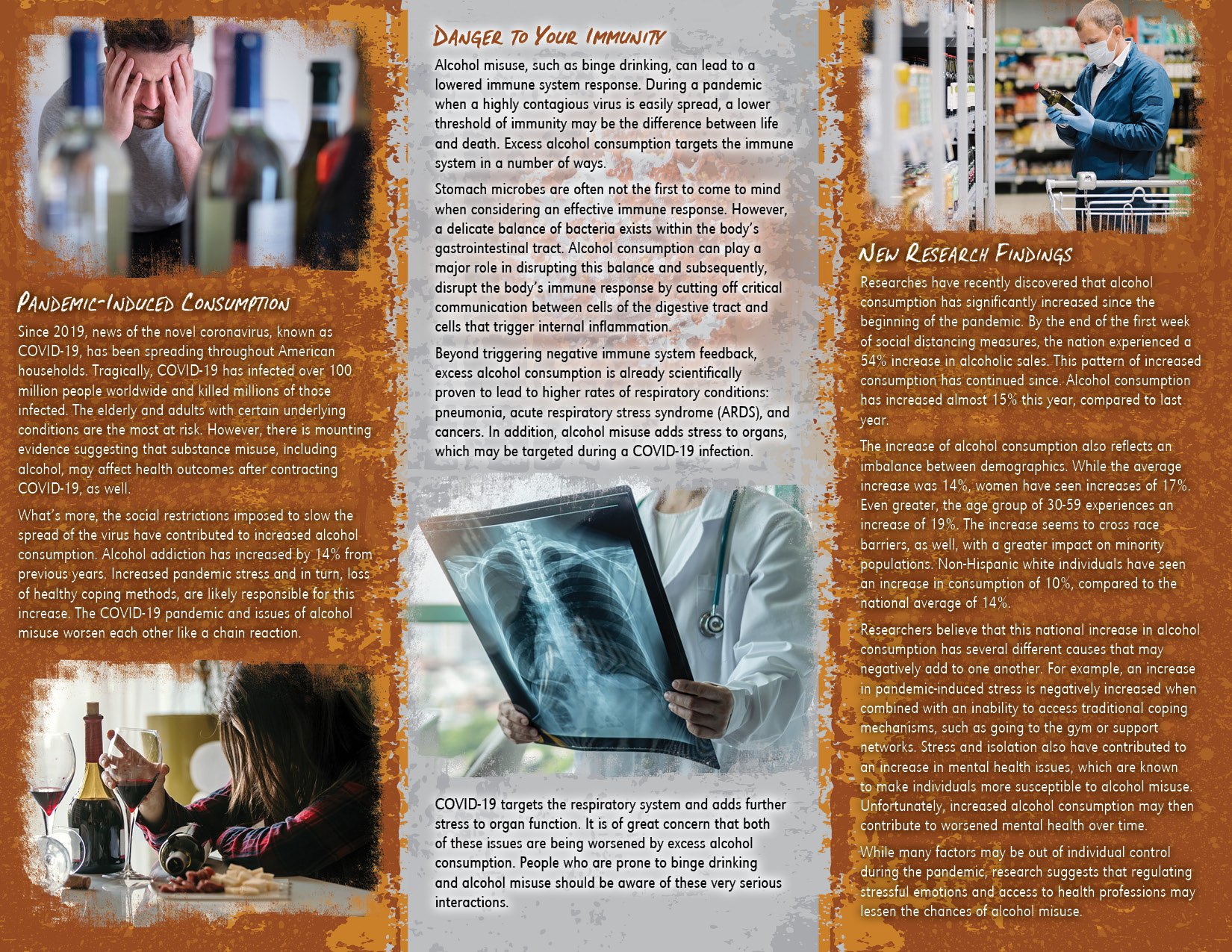PAM-SSDA-69 COVID 19 and Alcohol Abuse-back COVID-19 and Alcohol Consumption Pamphlet - Image 3
