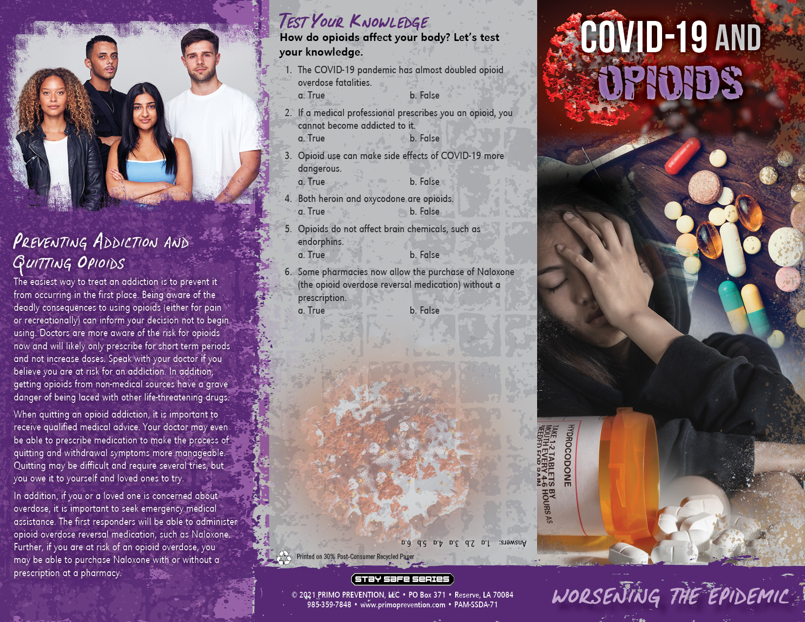 PAM-SSDA-72 COVID-19 & Opioids-front COVID-19 and Opioids Pamphlet - Image 4