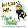 Bee Like Me. Vape Free! Temporary Tattoo Bee Like Me Tattoo-Vape