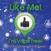 Like Me! I'm Vape Free! Sticker Like Me-Vape STKR